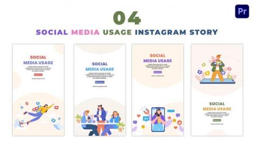 Videohive - Social Media Influencers Flat Vector Instagram Story - 47450599 - 47450599