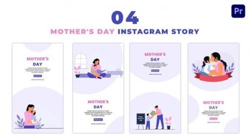 Videohive - Mothers Day 2D Character Animation Instagram Story - 47451651 - 47451651