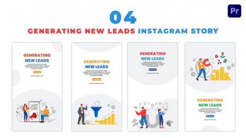 Videohive - Generating New Leads Flat Vector Animation Instagram Story - 47451927 - 47451927