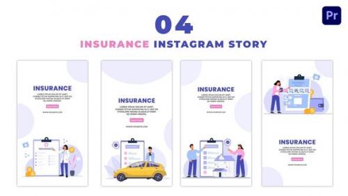 Videohive - Eye Catching Insurance Awareness Flat Character Instagram Story - 47453597 - 47453597