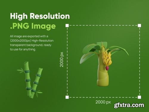 Treeby - Tree & Plant 3D Icon Set Ui8.net