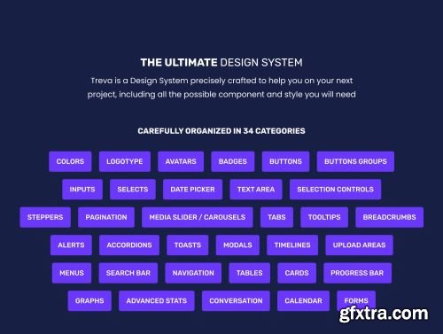 TREVA UI Kit & Design System Ui8.net