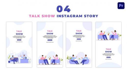 Videohive - Creative Talk Show Premium Vector Instagram Story - 47453891 - 47453891
