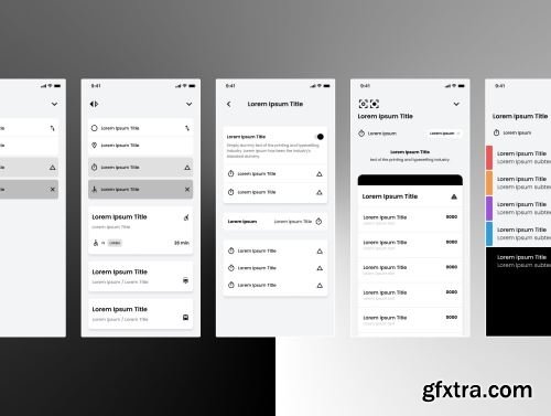 300+ Mobile UI Screens Ui8.net