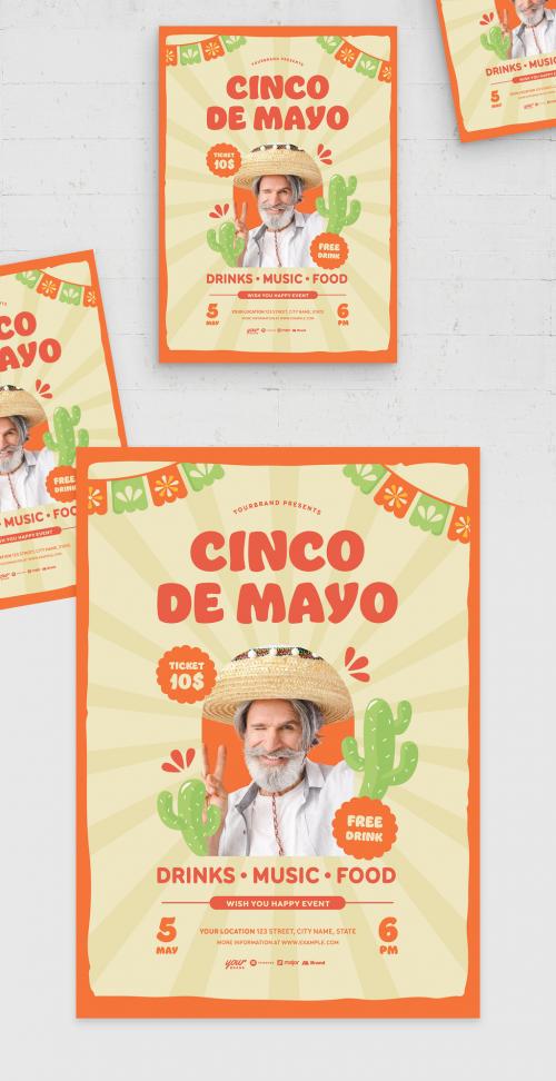 Cinco De Mayo Flyer Template 571940571