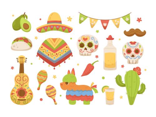 Cinco de Mayo Vector Illustrations 571940588