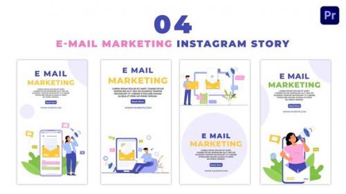 Videohive - Creative E Mail Marketing 2D Character Instagram Story - 47454138 - 47454138