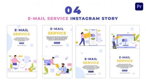 Videohive - E-Mail Service Eye Catching Premium Vector Instagram Story - 47454158 - 47454158