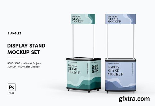 Display Stand Mockup Set TC36LZV