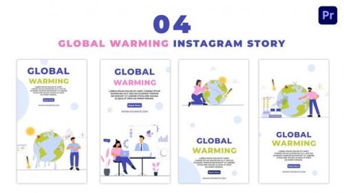 Videohive - Eye Catching Global Warming Premium Vector Instagram Story - 47454489 - 47454489