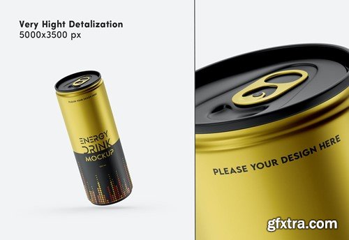 Energy Drink Mockup Set T764ZBW