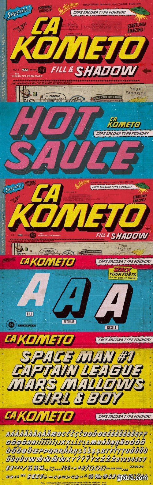 CA Kometo Font Family