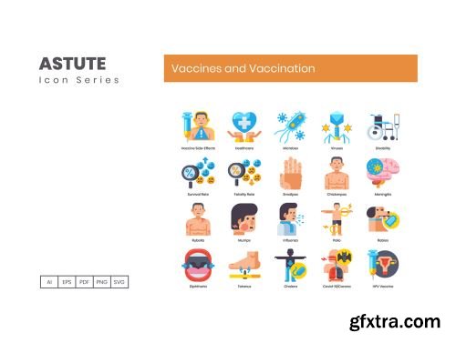 65 Vaccines and Vaccination Icons | Astute Series Ui8.net