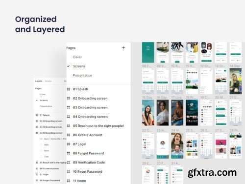 Adda - Social Network Mobile App UI Kit Ui8.net