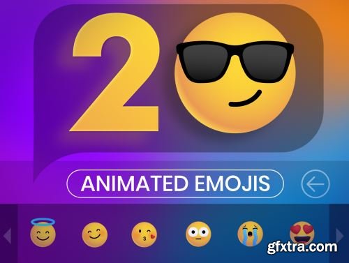 Animovin Emoji Pack Ui8.net