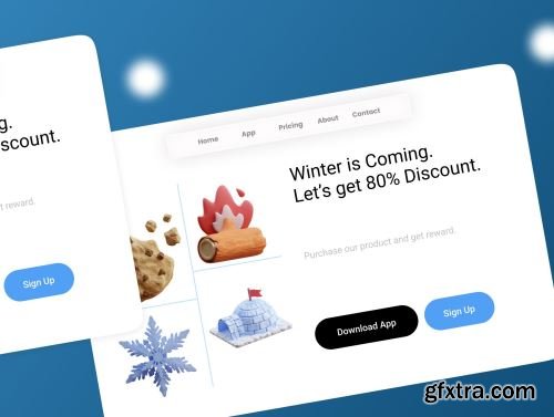 3D Winter Ui8.net3D Winter Ui8.net