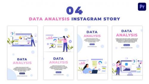 Videohive - Data Analysis 2D Flat Vector Instagram Story - 47460283 - 47460283