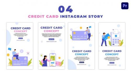 Videohive - Eye Catching Credit Card Using Character Instagram Story - 47460316 - 47460316