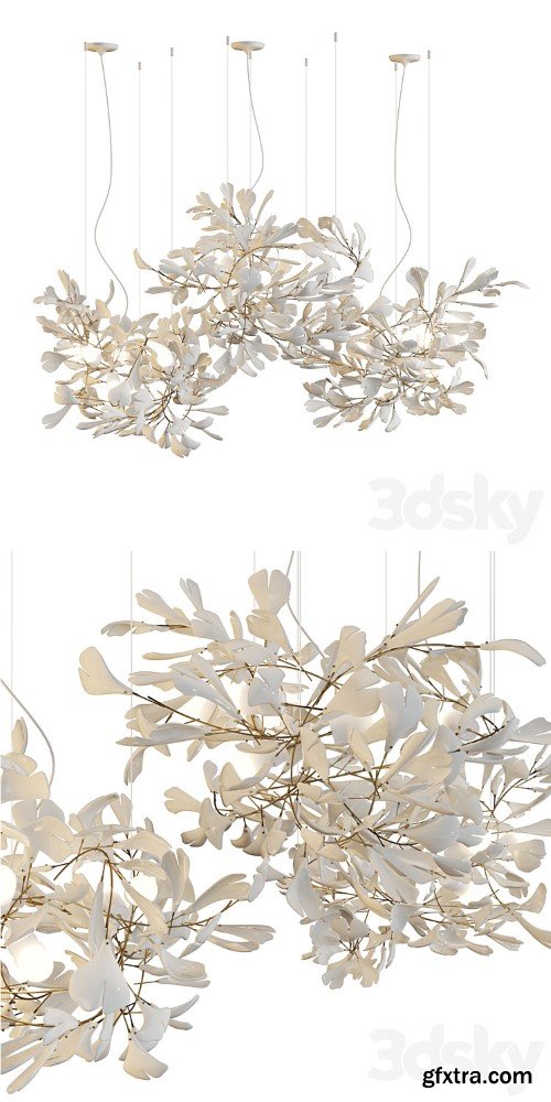 Andreea Braescu Chandelier GINKGO C / 117