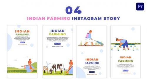 Videohive - Eye Catching Indian Farming Culture Character Instagram Story - 47460714 - 47460714