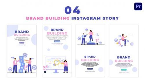 Videohive - Brand Building Animated Flat Vector Instagram Story - 47464551 - 47464551