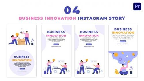 Videohive - Creative Business Innovation Flat Character Instagram Story - 47464738 - 47464738