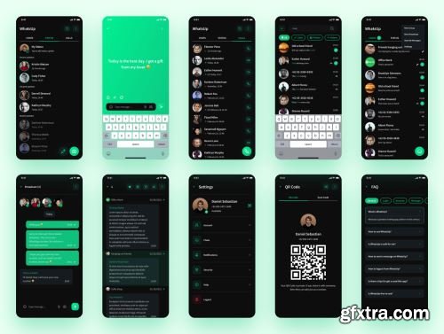 WhatsUp - Chatting App UI Kit Ui8.net