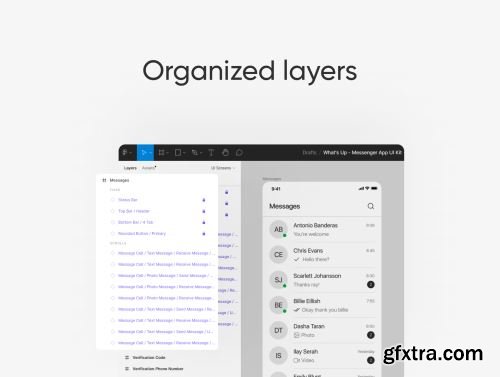 What\'s Up - Messenger App UI Kit Ui8.net