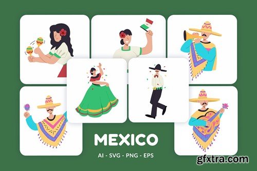 Mexico Vector Illustration v.3 RA8LWLK