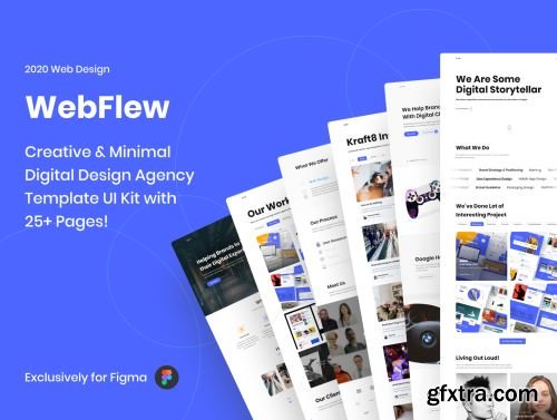 Webflew Agency Template UI Kit Ui8.net