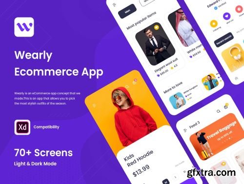 Wearly eCommerce App Ui Kit Ui8.net