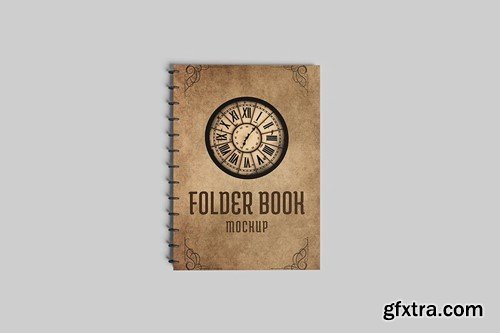 Spiral Folder Book Mockup PGUDP5D