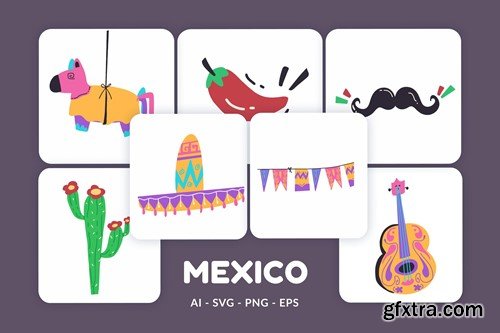 Mexico Vector Illustration v.1 S5WLFGF