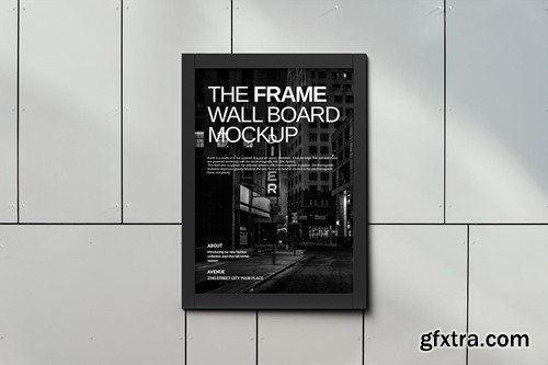 Wall Board Mockup 3QR6MPA