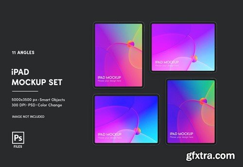 iPad Mockup Set 5VCZ3XU