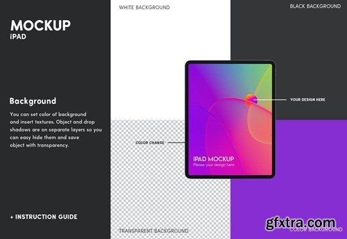 iPad Mockup Set 5VCZ3XU