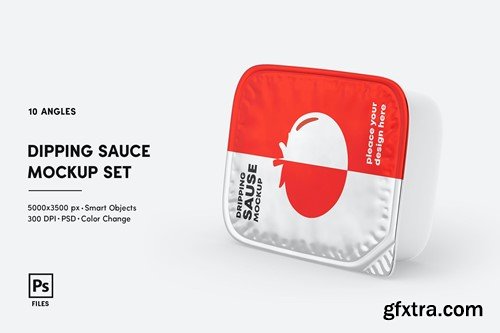 Dipping Sauce Mockup Set A3W32TA