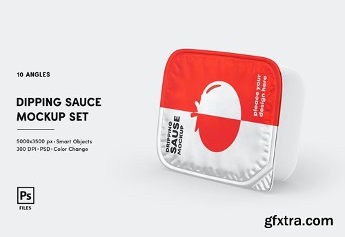 Dipping Sauce Mockup Set A3W32TA