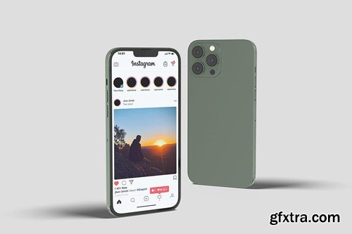 iPhone 13 Pro Max Mockup QUW8NV2