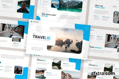 Travelic — Travel Powerpoint Template GM7NSJD