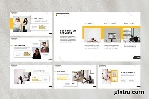 Minimalo — Minimal Portfolio Powerpoint Template 9PZ6NDA