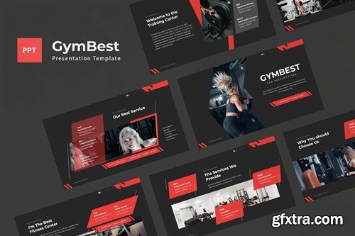 Gymbest — Gym Powerpoint Template FHBZZR3