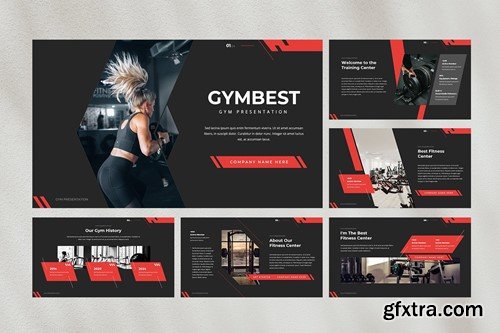 Gymbest — Gym Powerpoint Template FHBZZR3