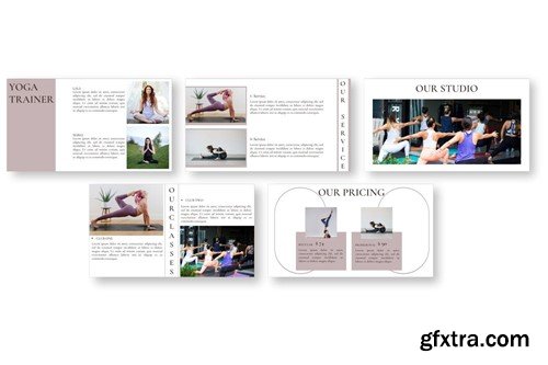 Aulia Studio Yoga Presentation Template Power Poin BWQ4P24