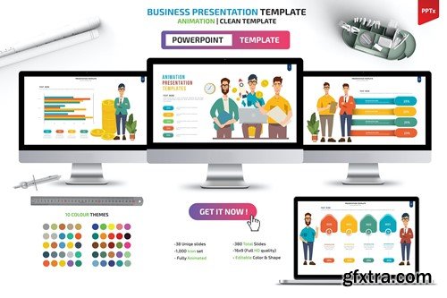 Business Animation Powerpoint Templates C5FD7TZ