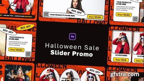 Videohive Halloween Sale Slider Promo 47457282