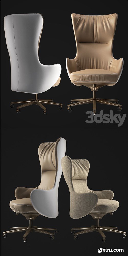 Giorgetti Genius office armchair