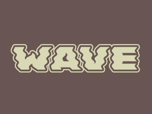 Wavy Text Effect Mockup 552840990