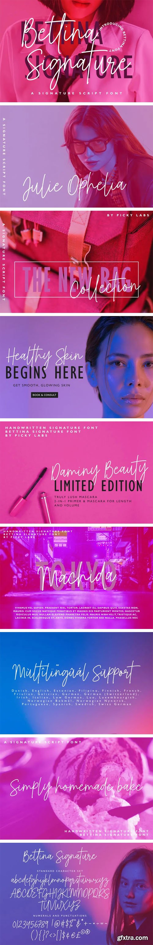 Bettina Signature Font