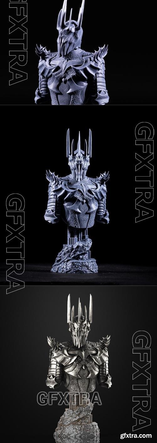 Sauron Bust &ndash; 3D Print Model